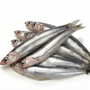 Fresh Bay of Biscay Whole Anchovies, 500g (25-30 in total)